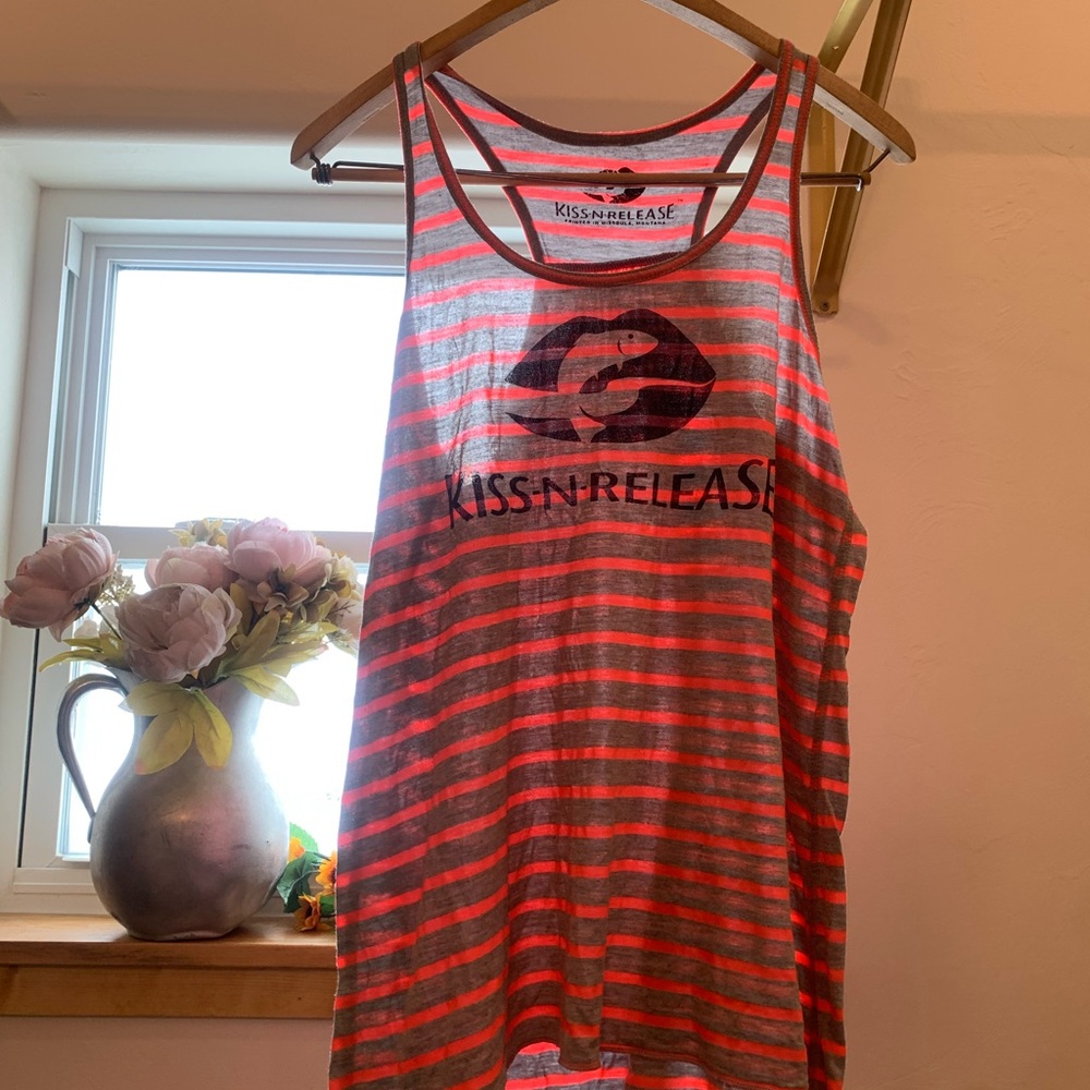 Kiss-N-Release Striped Tank Top